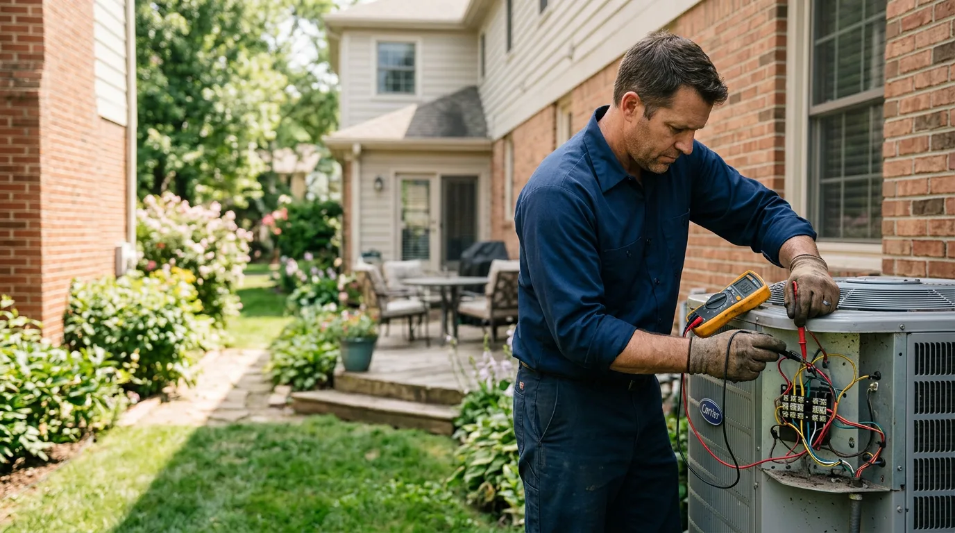 HVAC technician working near Oxford, MD